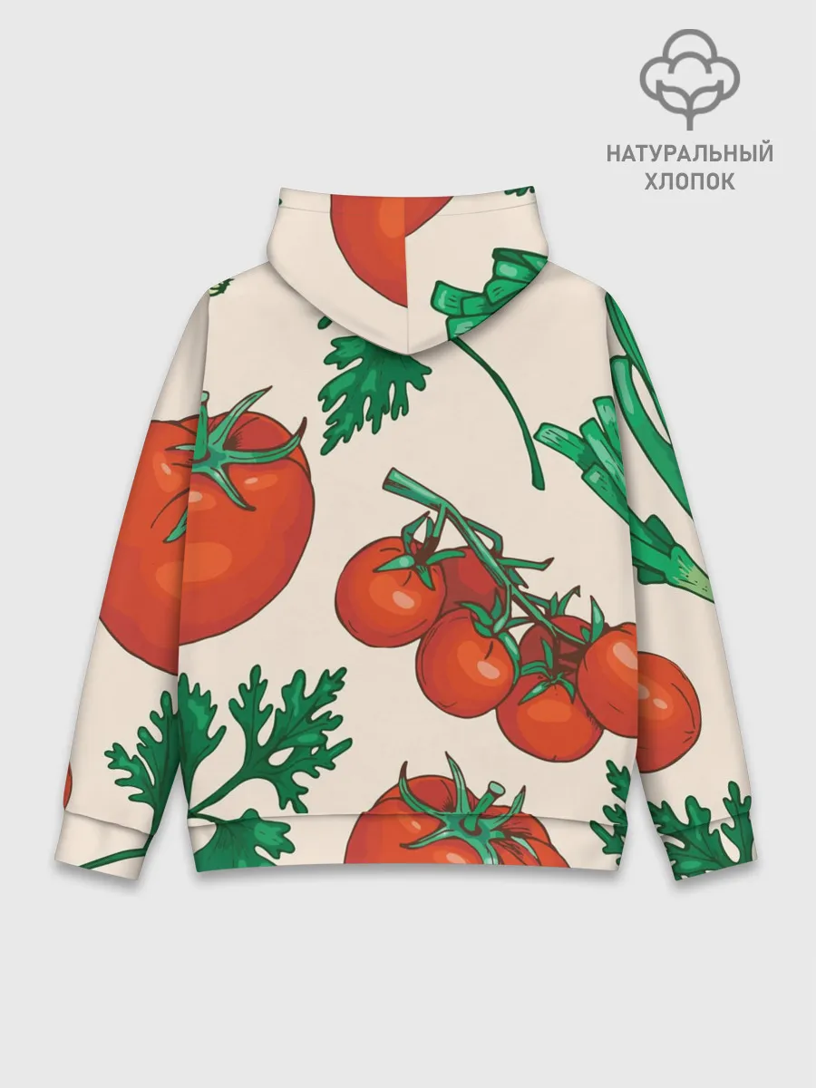 Худи мужской база хлопок / Летние овощи