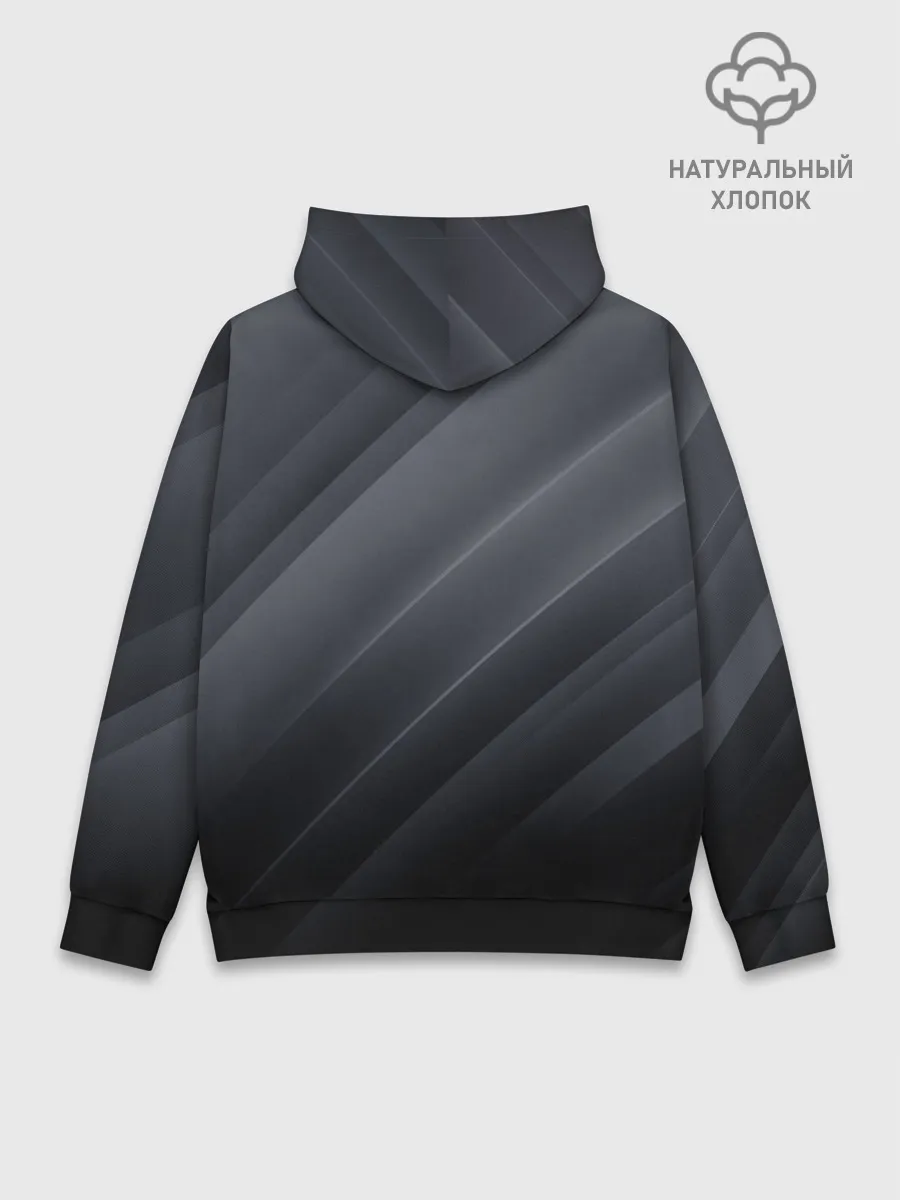 Худи мужской база хлопок / GRAY WAVES