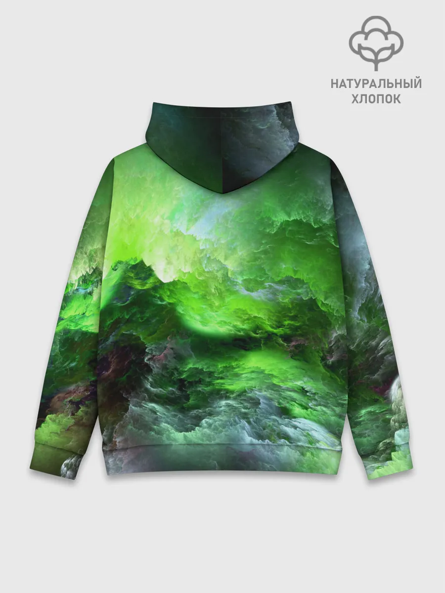 Худи мужской база хлопок / GREEN SPACE | ЗЕЛЁНЫЙ КОСМОС