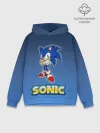 Худи мужской база хлопок / Соник