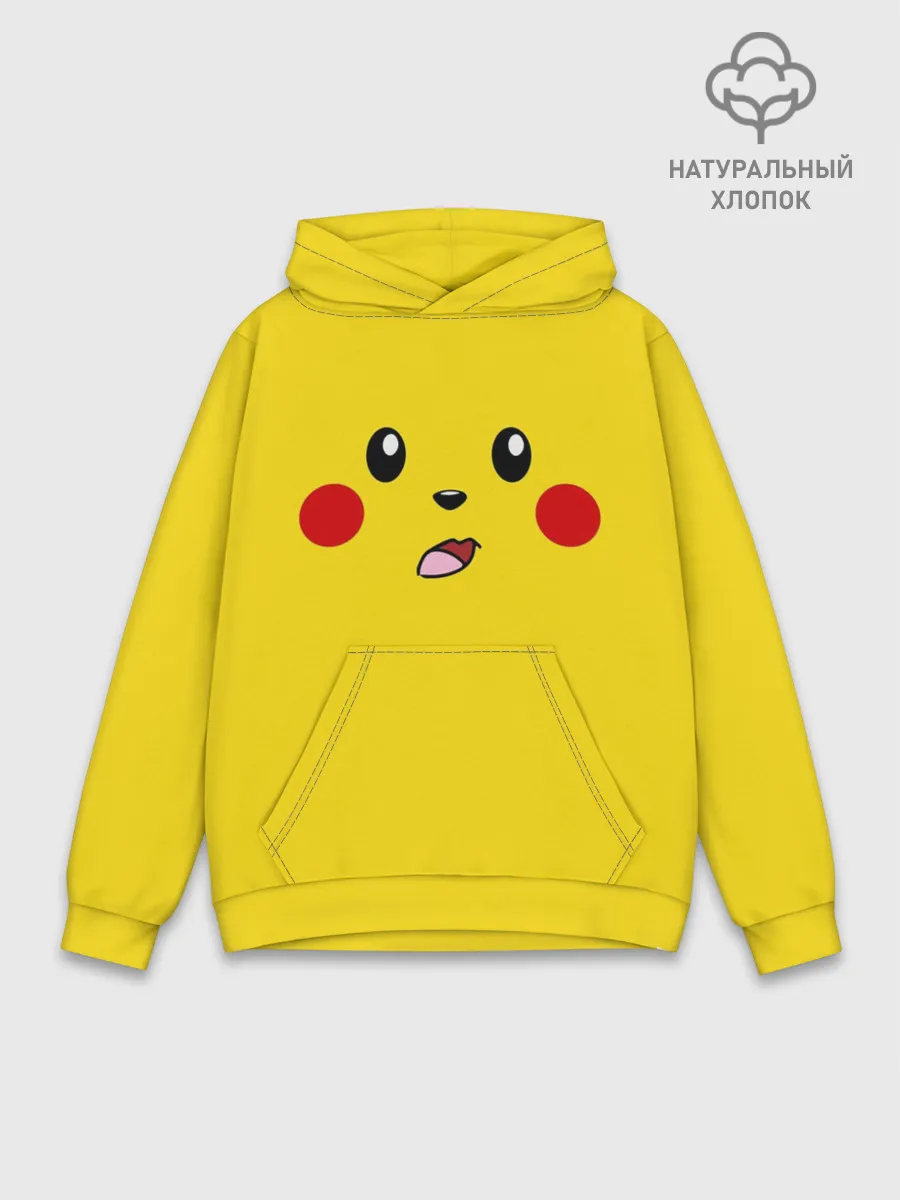 Худи мужской база хлопок / ПИКАЧУ