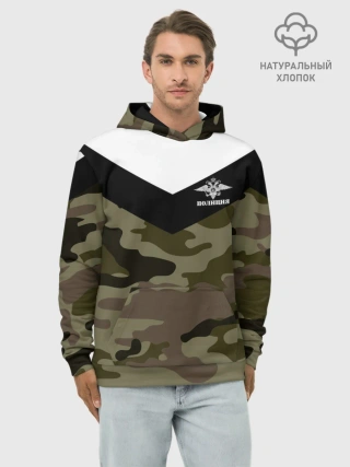 Худи мужской база хлопок / Полиция