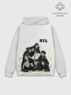 Худи мужской база хлопок / BTS