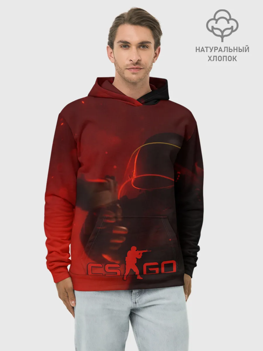 Худи мужской база хлопок / CS:GO