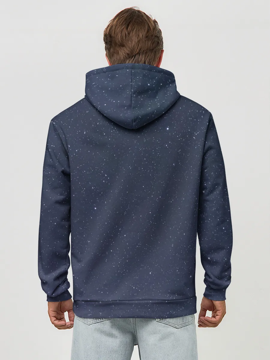 Худи мужской база хлопок / Космос