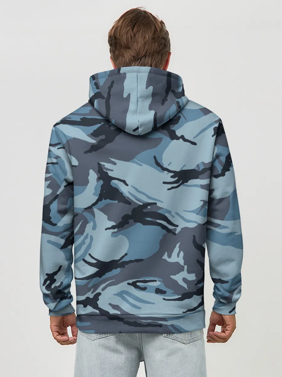 Худи мужской база хлопок / Камуфляж Полиции