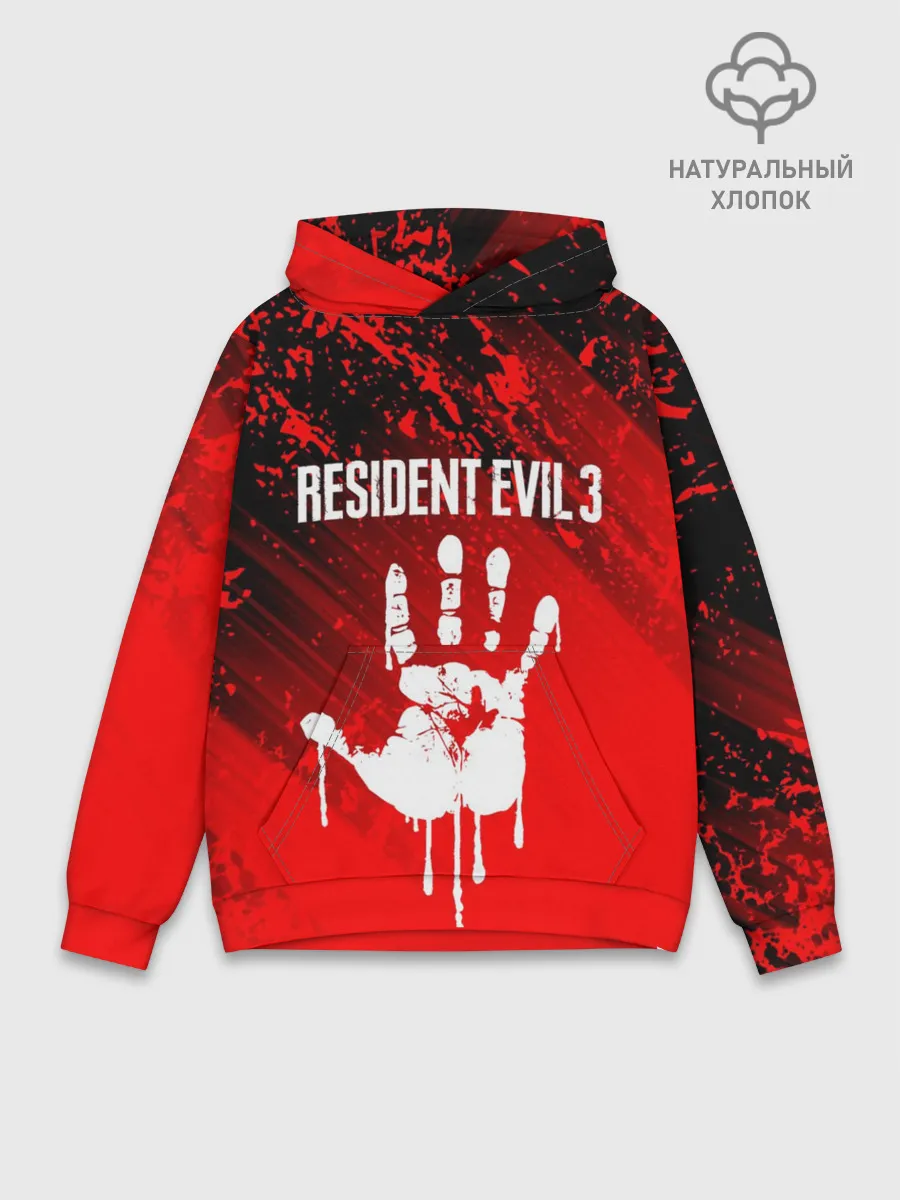 Худи мужской база хлопок / RESIDENT EVIL 3