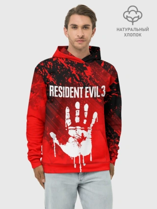 Худи мужской база хлопок / RESIDENT EVIL 3