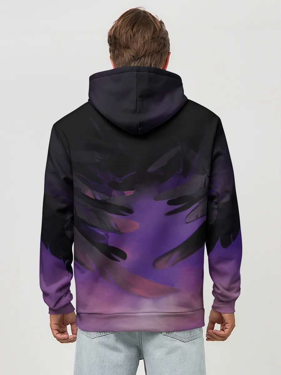 Худи мужской база хлопок / Крылья Хаула