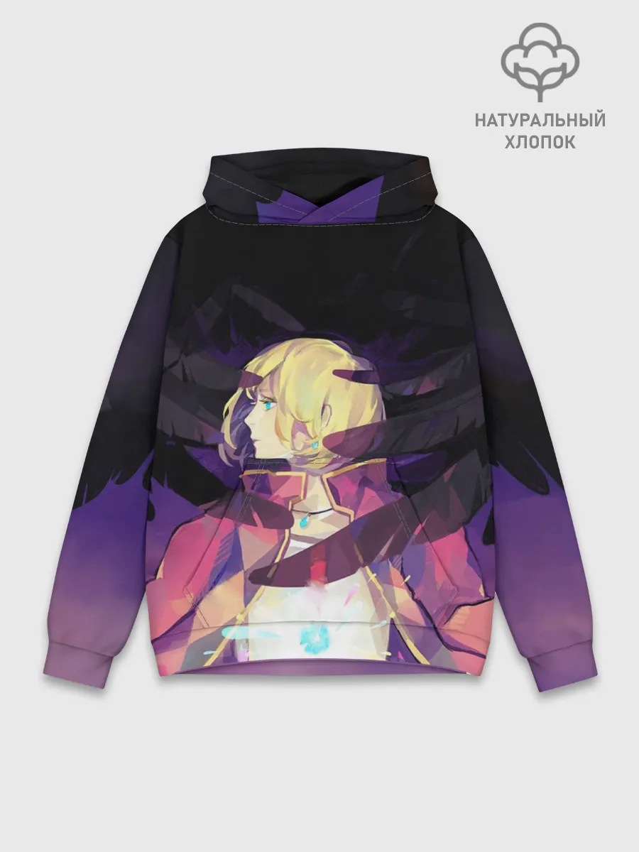 Худи мужской база хлопок / Крылья Хаула