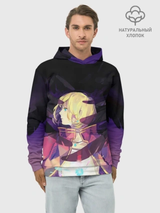 Худи мужской база хлопок / Крылья Хаула
