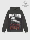 Худи мужской база хлопок / PANTERA VULGAR OF POWER