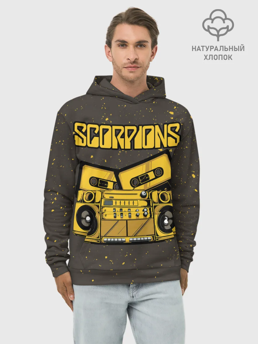 Худи мужской база хлопок / Scorpions