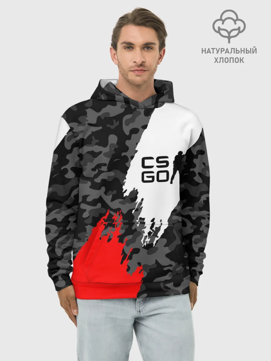Худи мужской база хлопок / CS GO