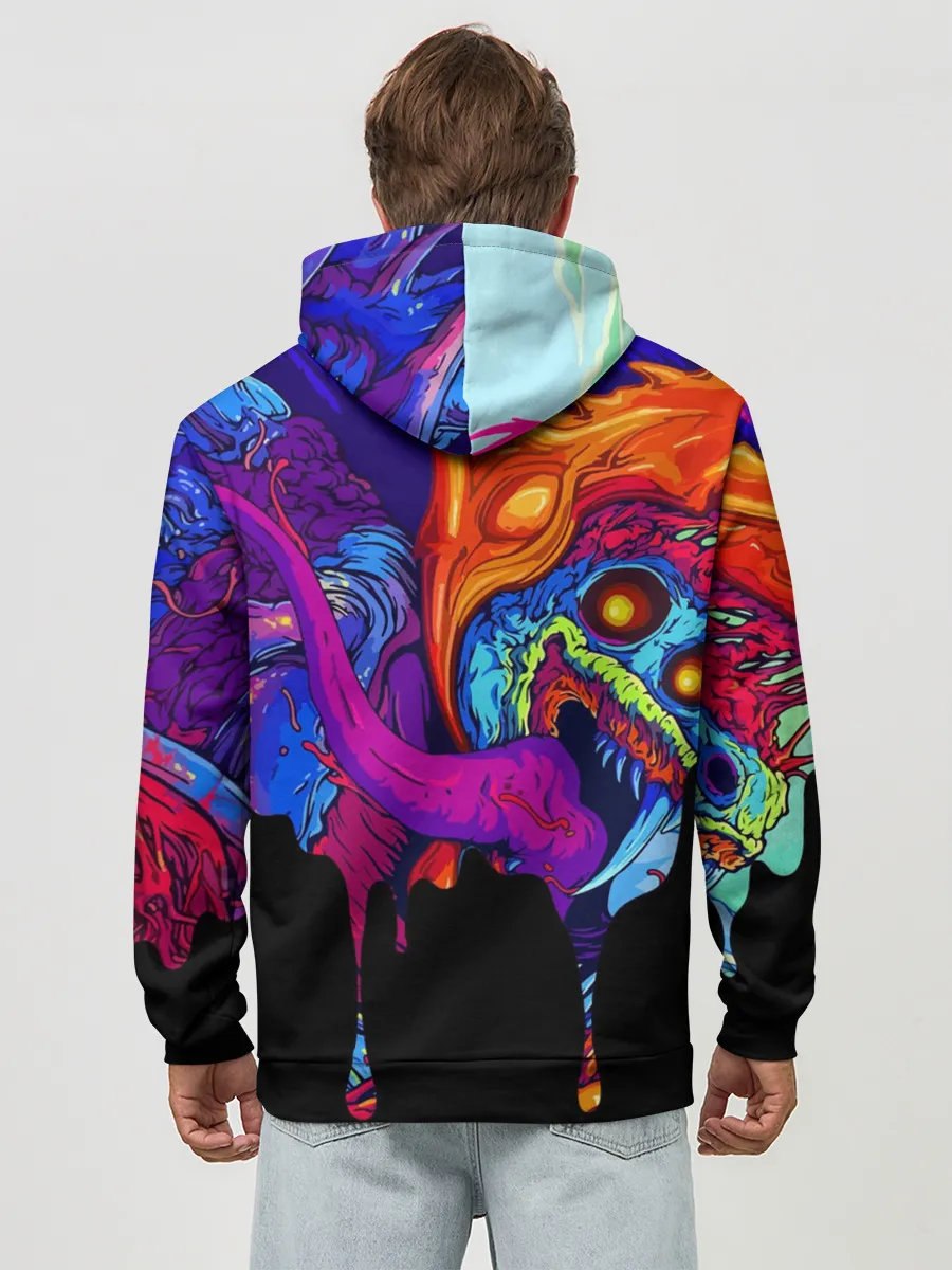 Худи мужской база хлопок / CS GO HYPER BEAST