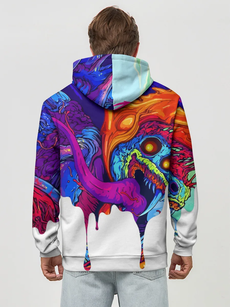 Худи мужской база хлопок / CS GO HYPER BEAST