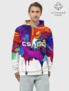 Худи мужской база хлопок / CS GO HYPER BEAST