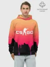Худи мужской база хлопок / CS GO GRADIENT