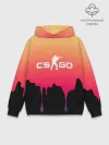 Худи мужской база хлопок / CS GO GRADIENT