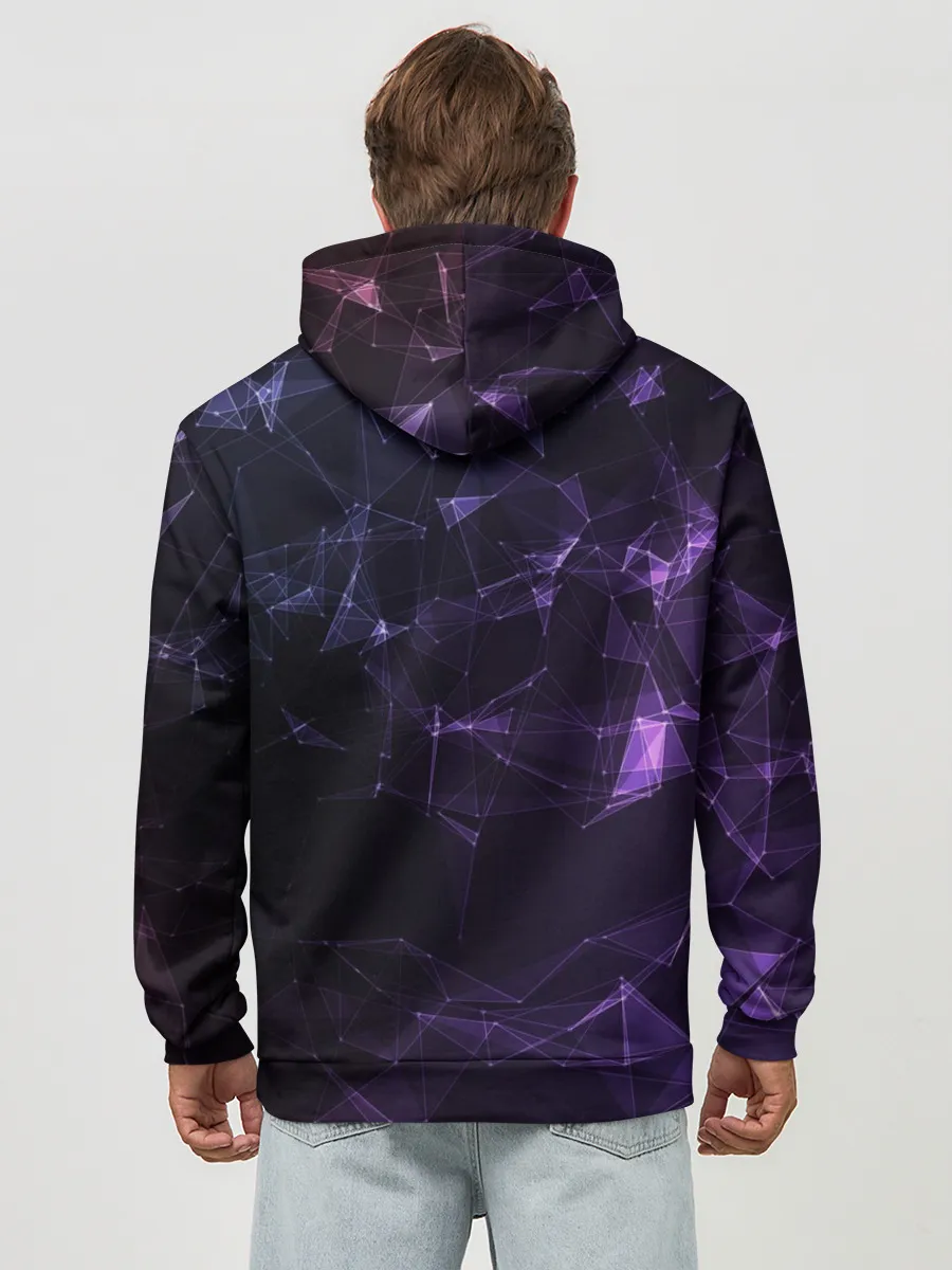 Худи мужской база хлопок / Абстракция