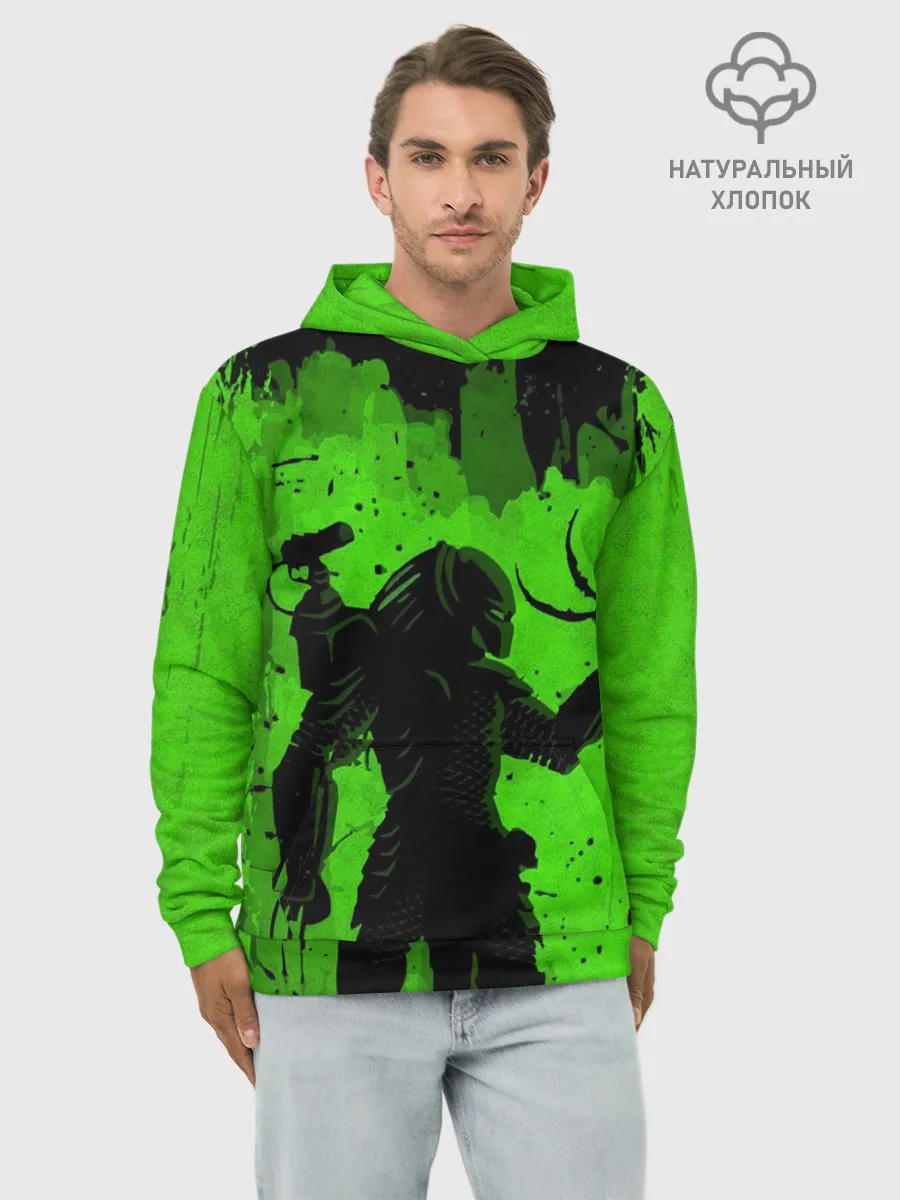 Худи мужской база хлопок / Predator