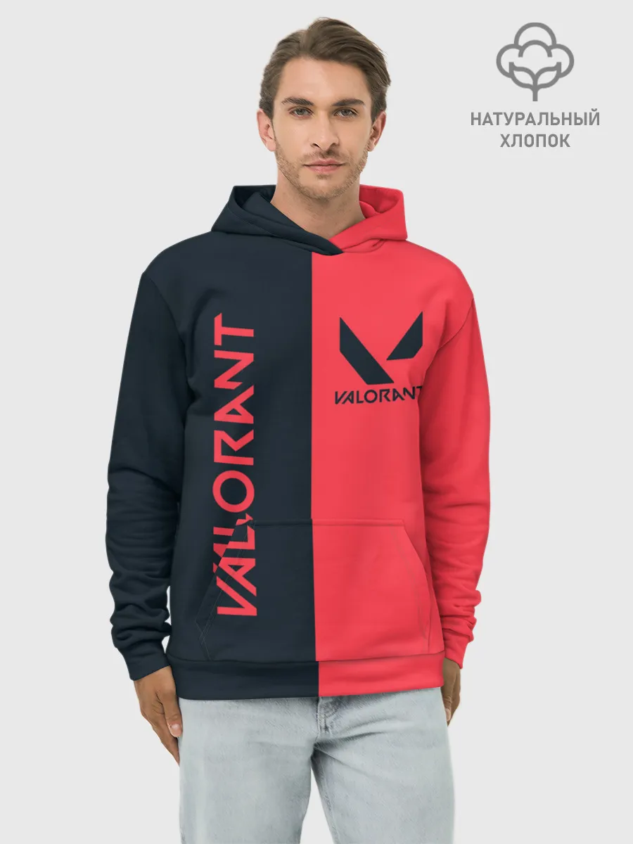 Худи мужской база хлопок / VALORANT | ВАЛОРАНТ
