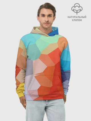 Худи мужской база хлопок / Пикси кристаллы