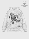 Худи мужской база хлопок / FREE HUGS