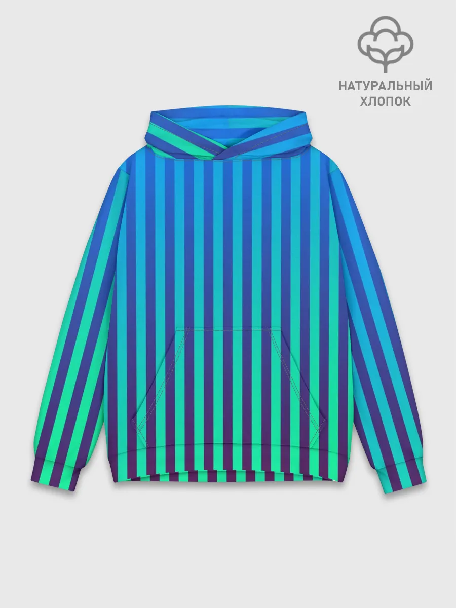 Худи мужской база хлопок / Пикси полосы