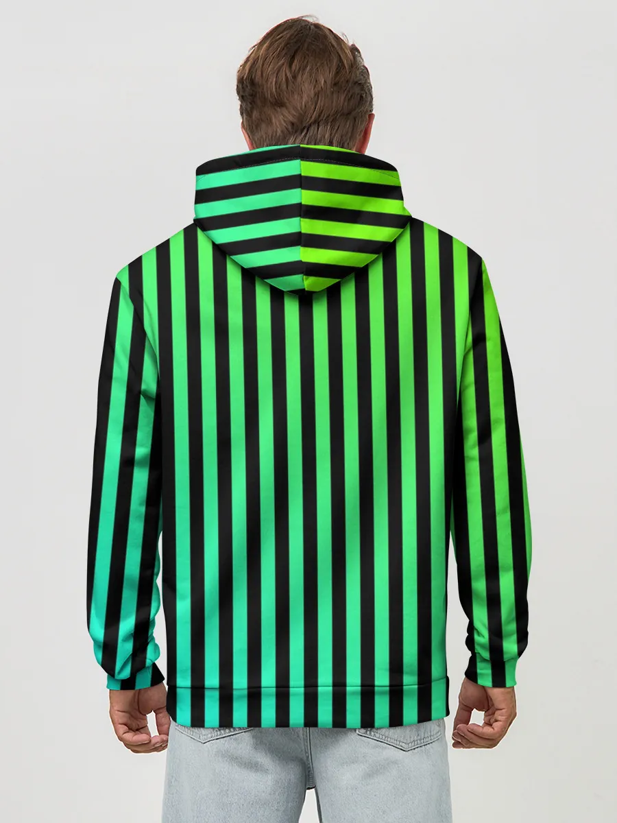 Худи мужской база хлопок / Пикси полосы