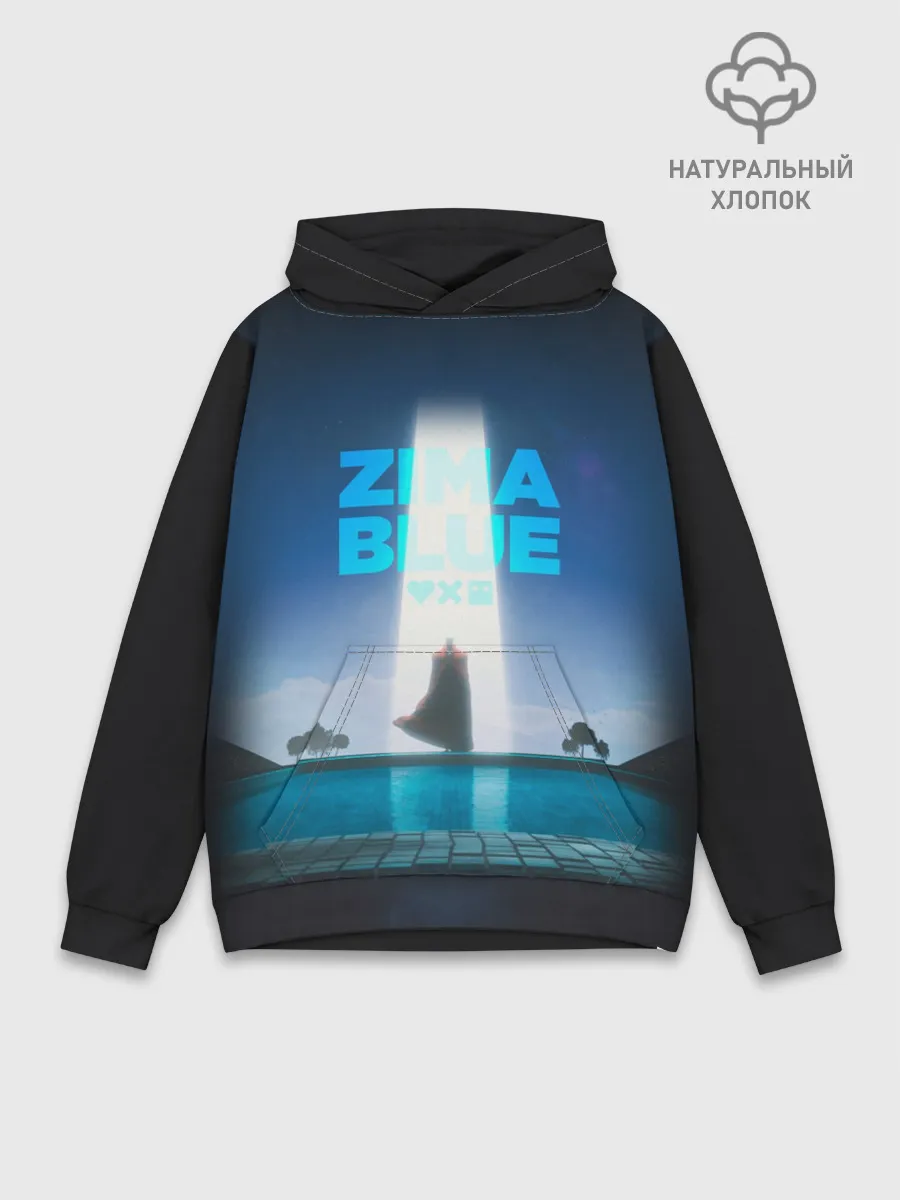 Худи мужской база хлопок / Zima Blue