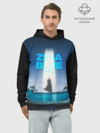 Худи мужской база хлопок / Zima Blue