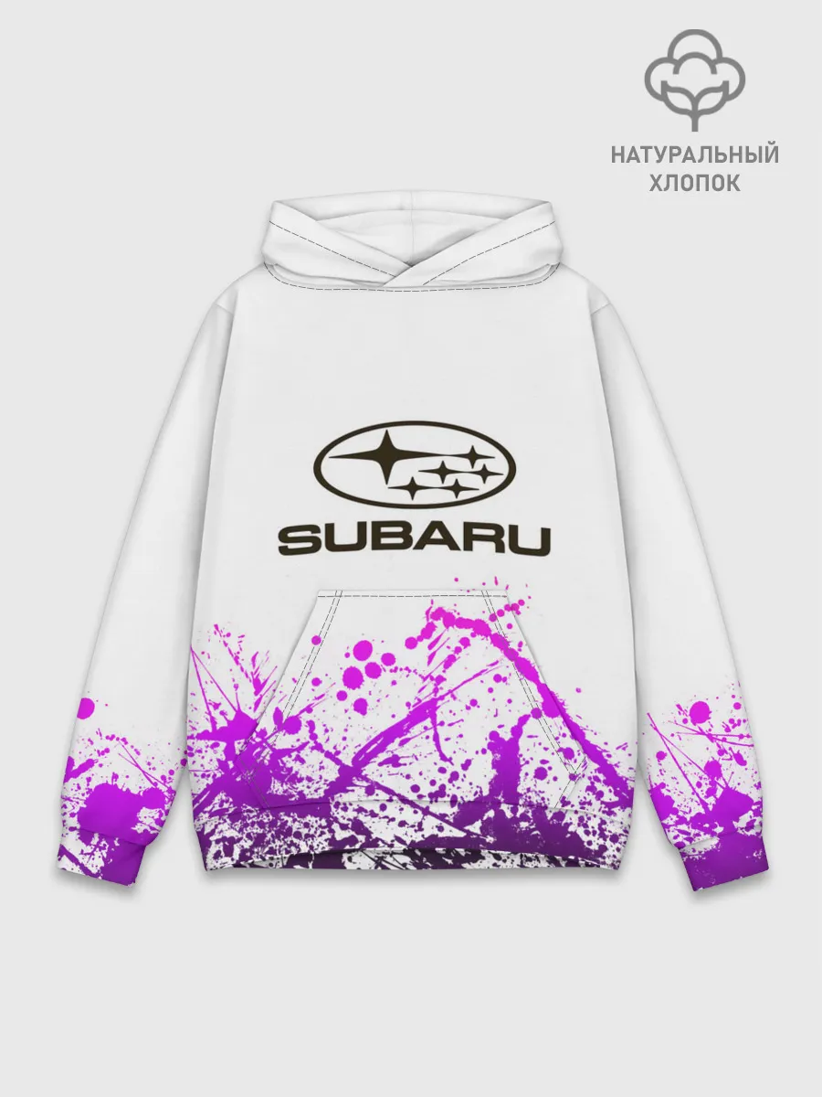 Худи мужской база хлопок / SUBARU