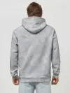 Худи мужской база хлопок / Светло-серая