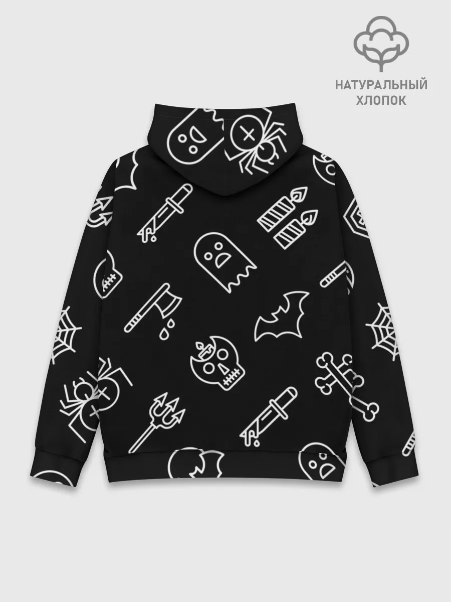 Худи мужской база хлопок / Страшилки