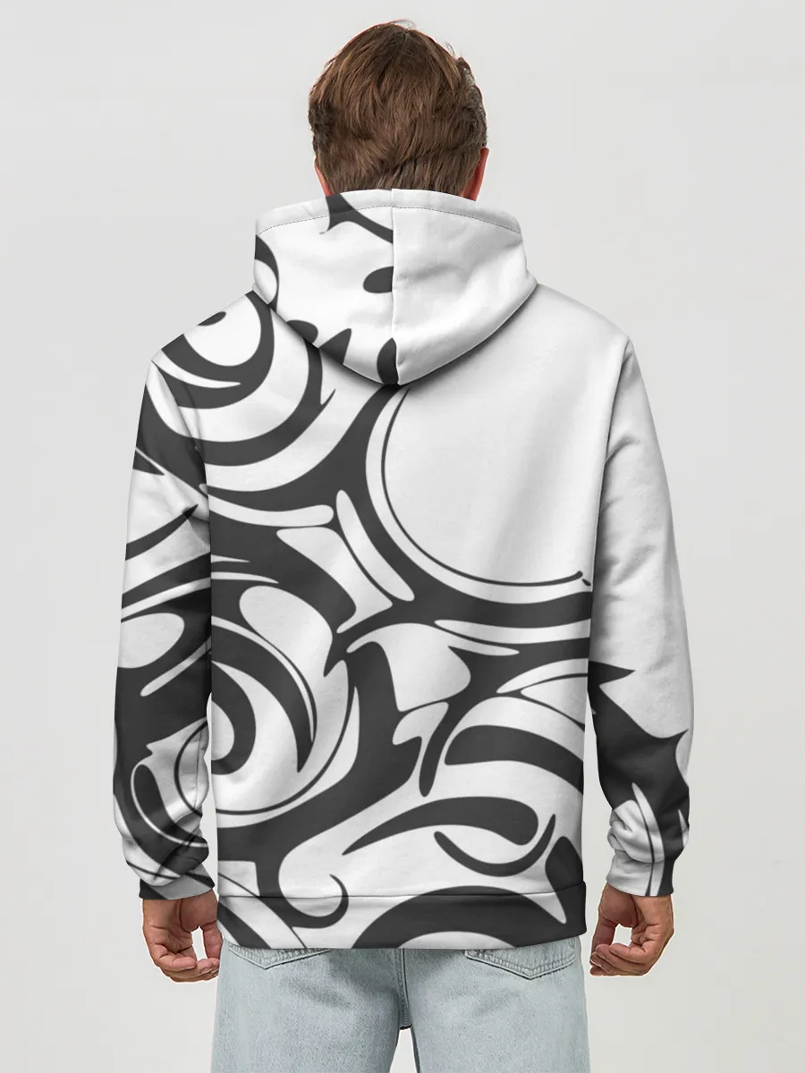 Худи мужской база хлопок / Узоры