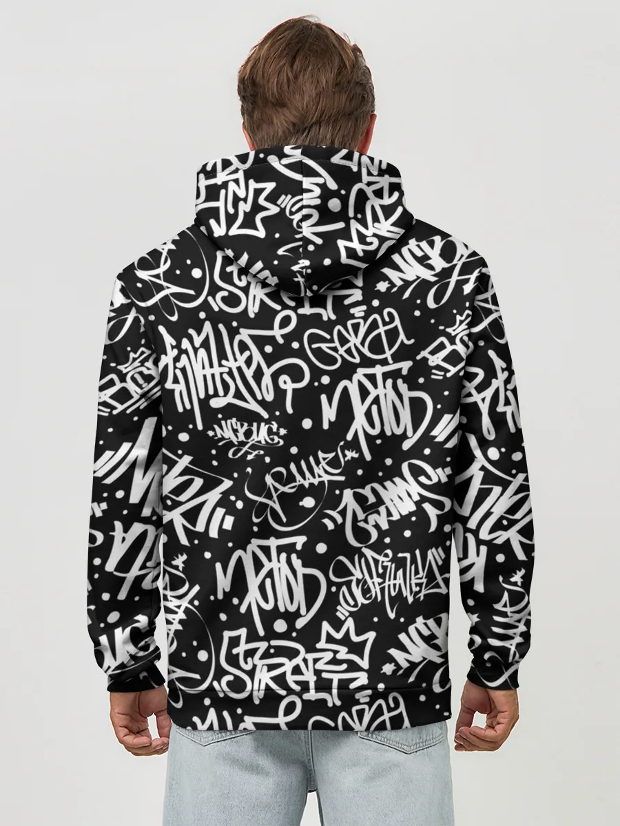 Худи мужской база хлопок / GRAFFITI