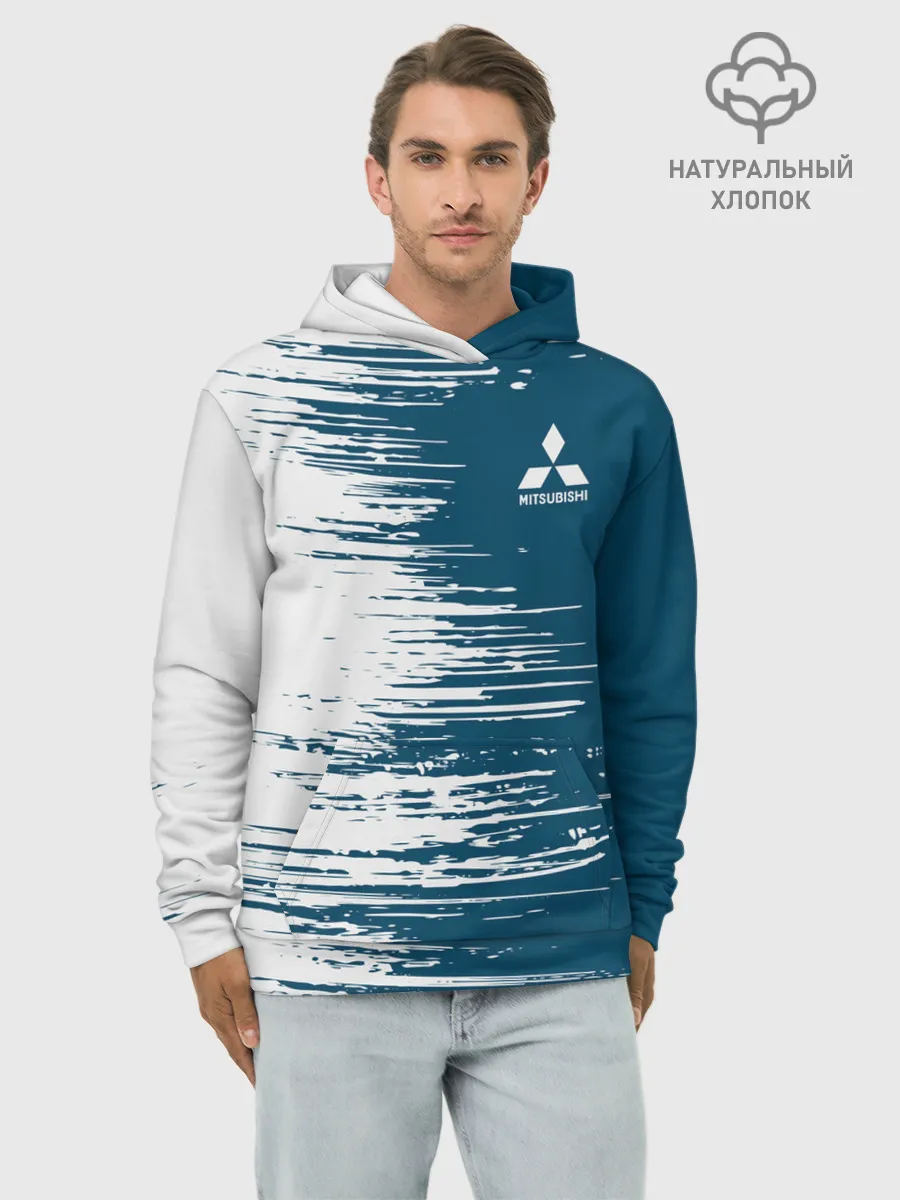 Худи мужской база хлопок / Mitsubishi