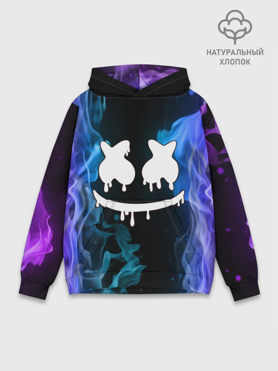 Худи мужской база хлопок / Marshmello