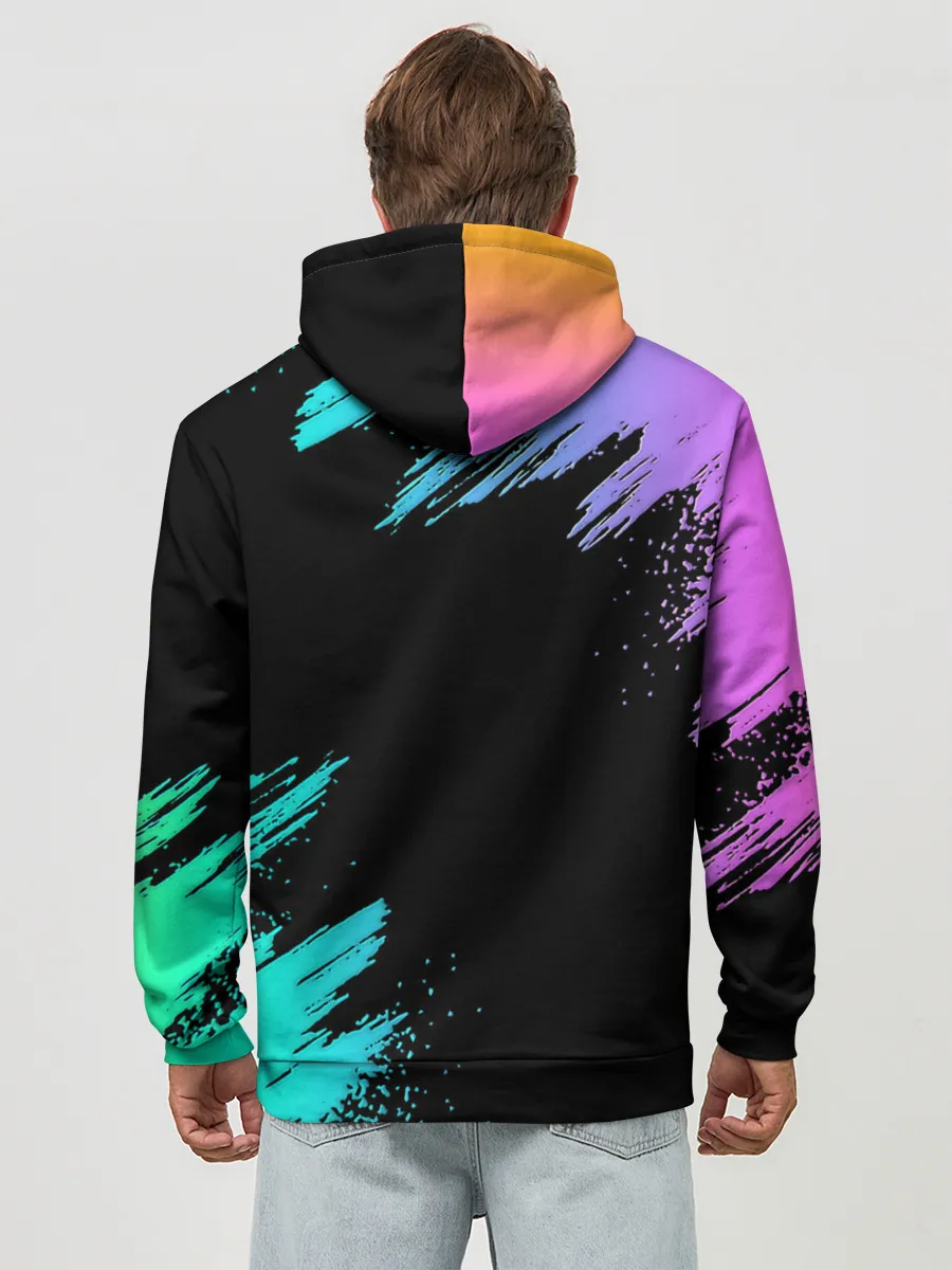 Худи мужской база хлопок / Marshmello