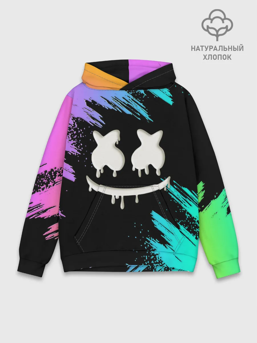 Худи мужской база хлопок / Marshmello