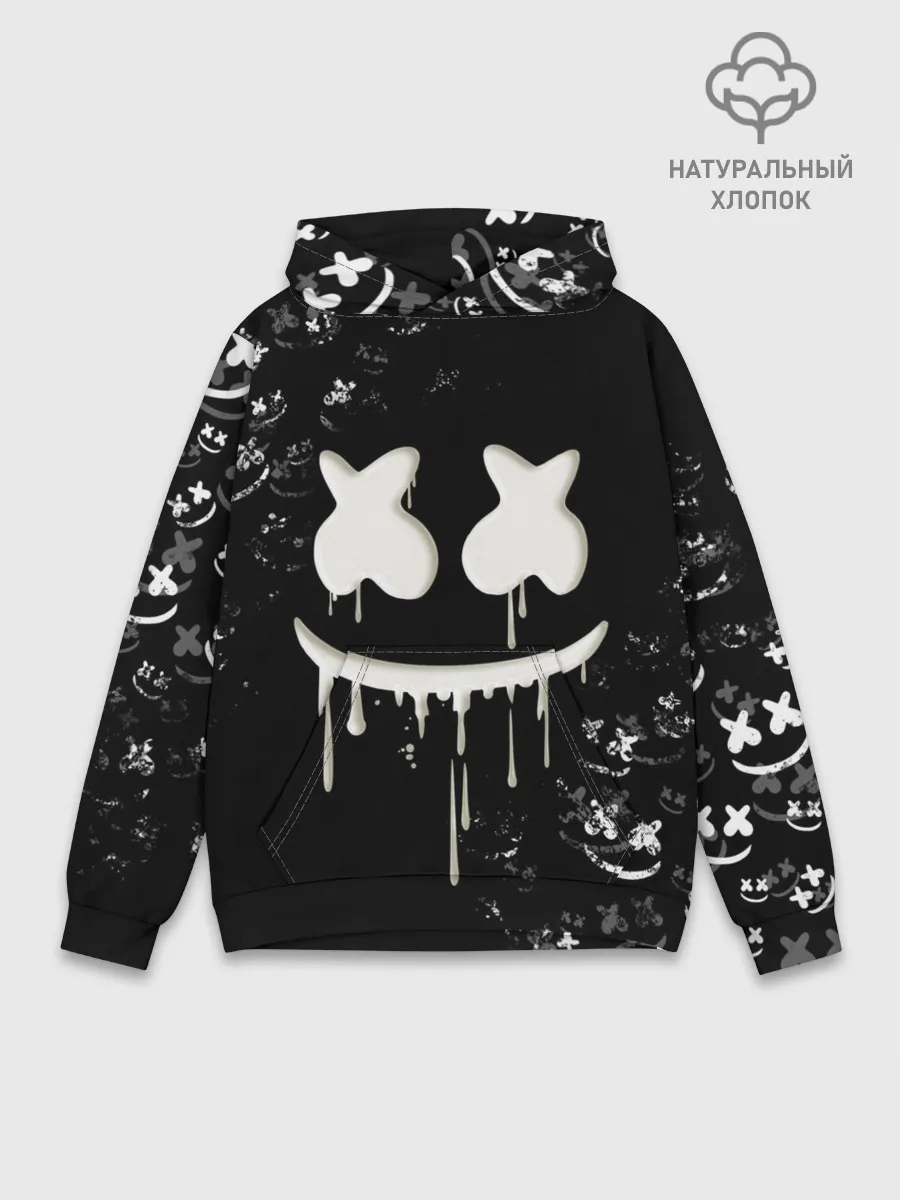 Худи мужской база хлопок / Marshmello