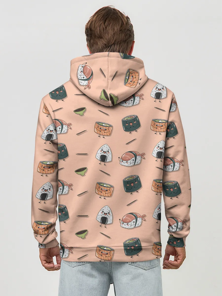 Худи мужской база хлопок / Суши