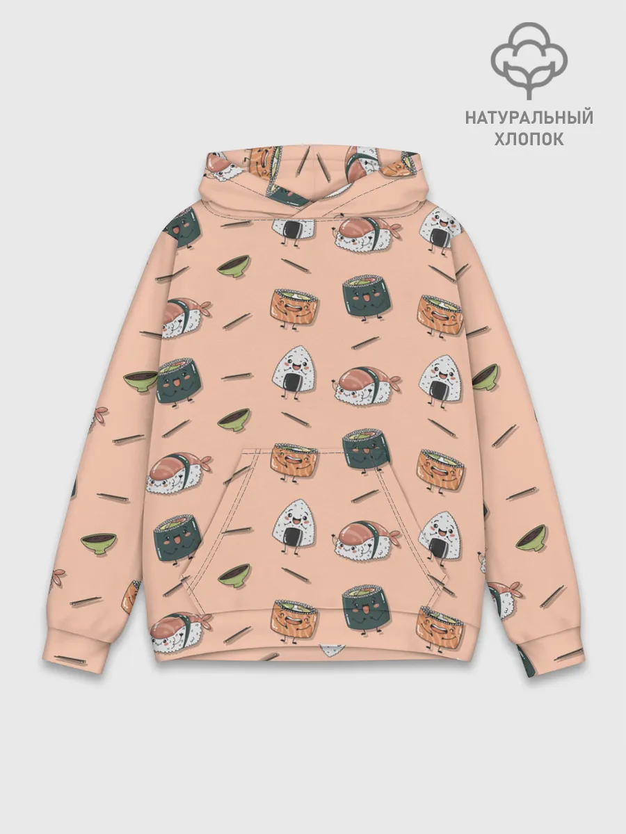 Худи мужской база хлопок / Суши