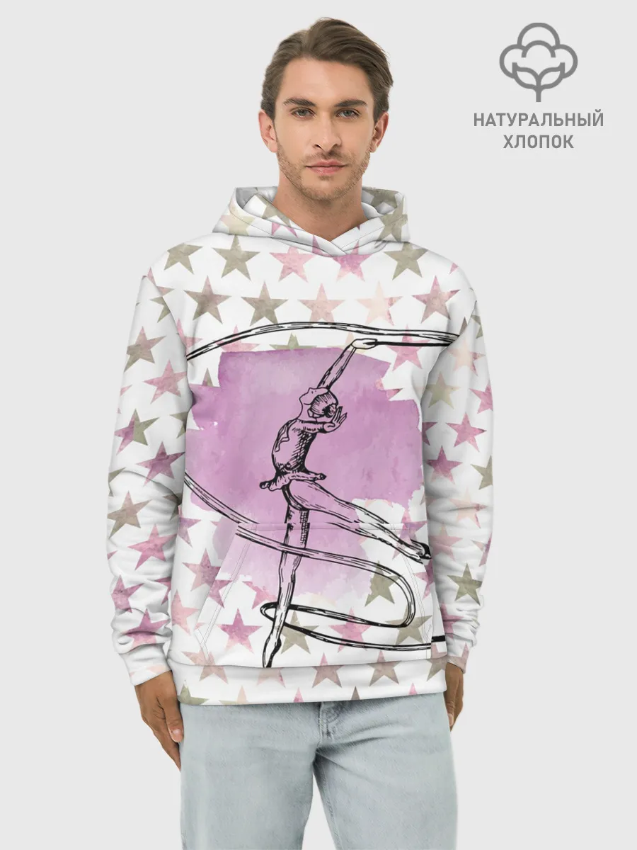 Худи мужской база хлопок / gymnastics