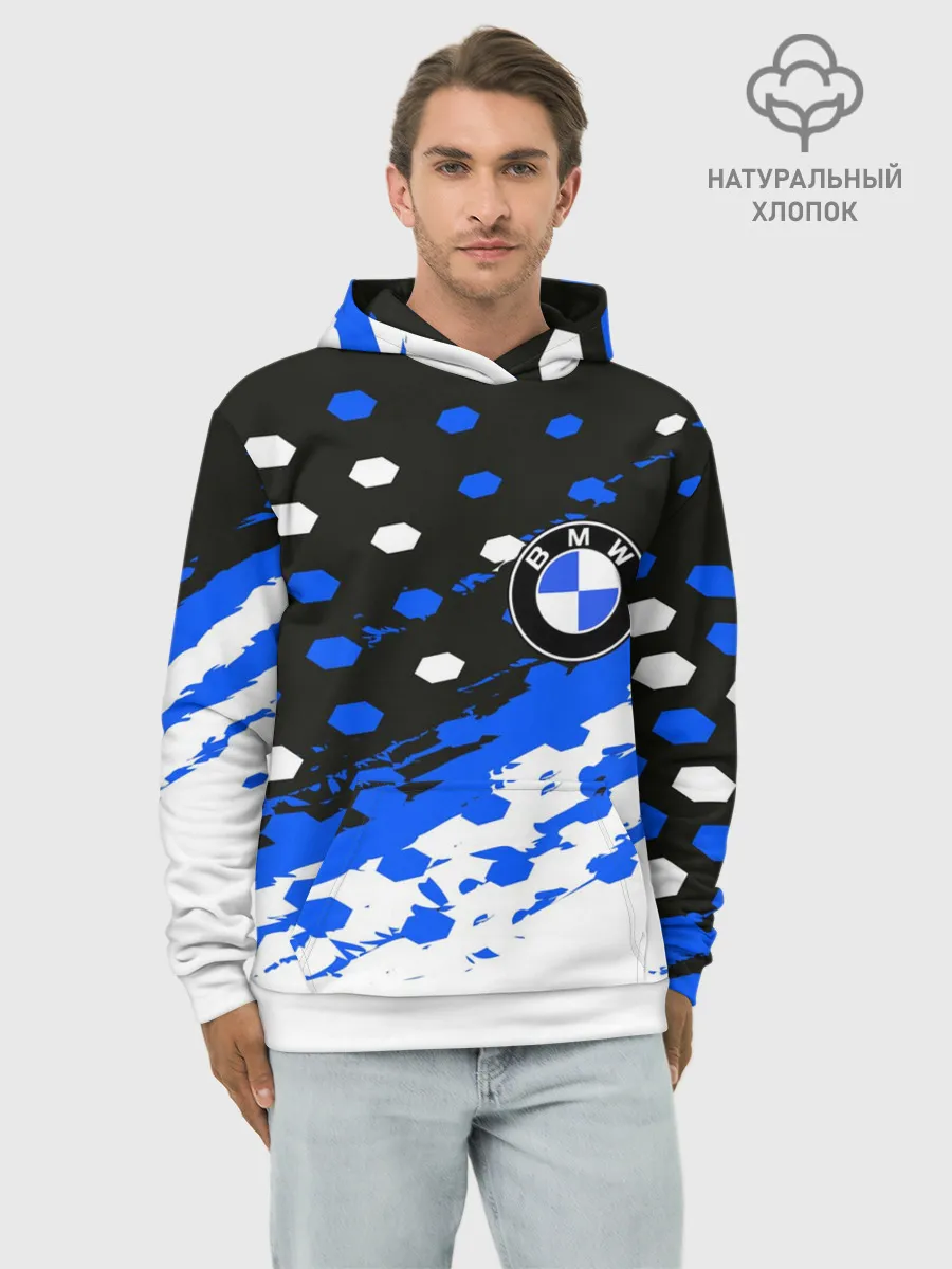 Худи мужской база хлопок / BMW