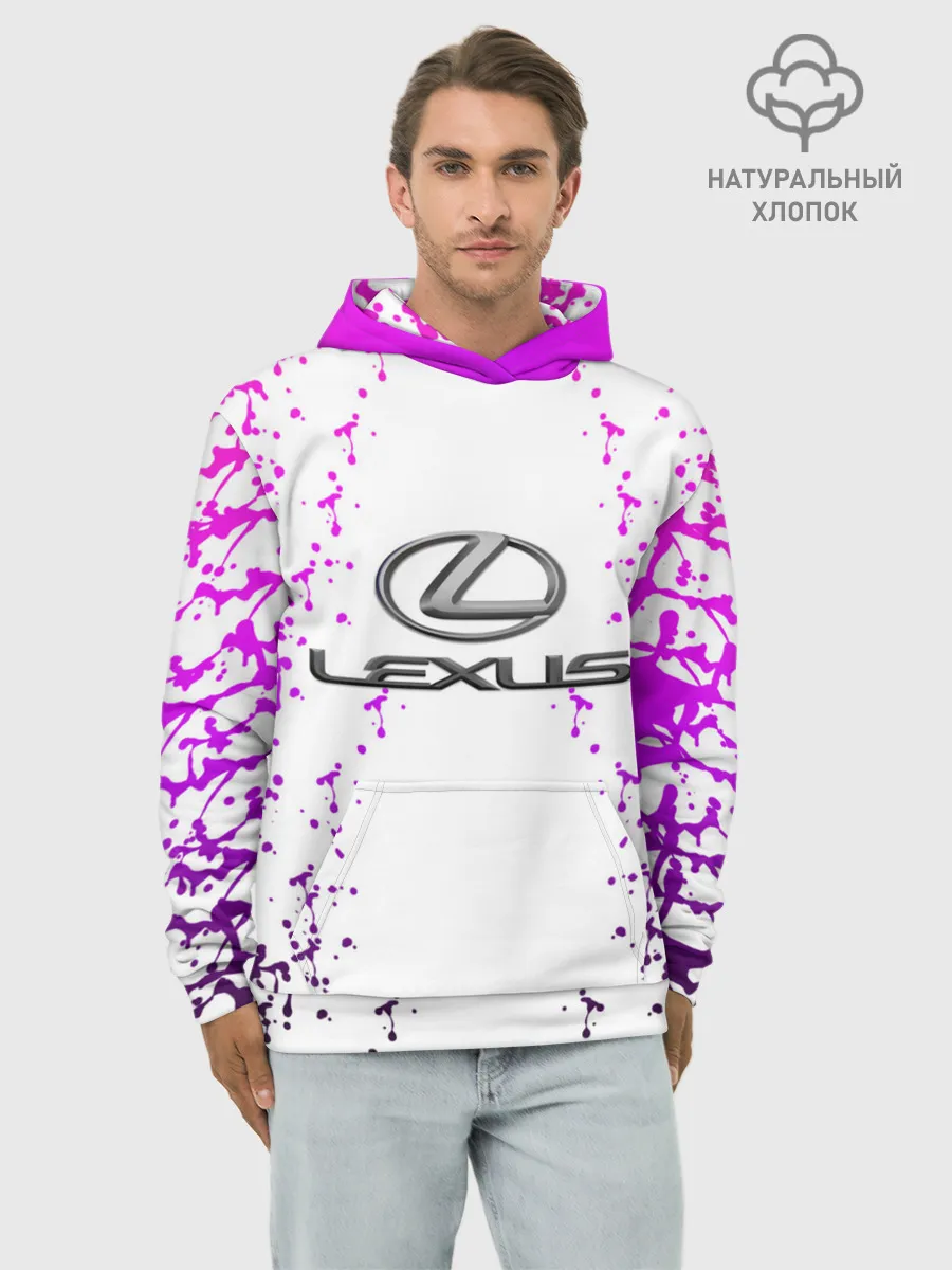 Худи мужской база хлопок / LEXUS