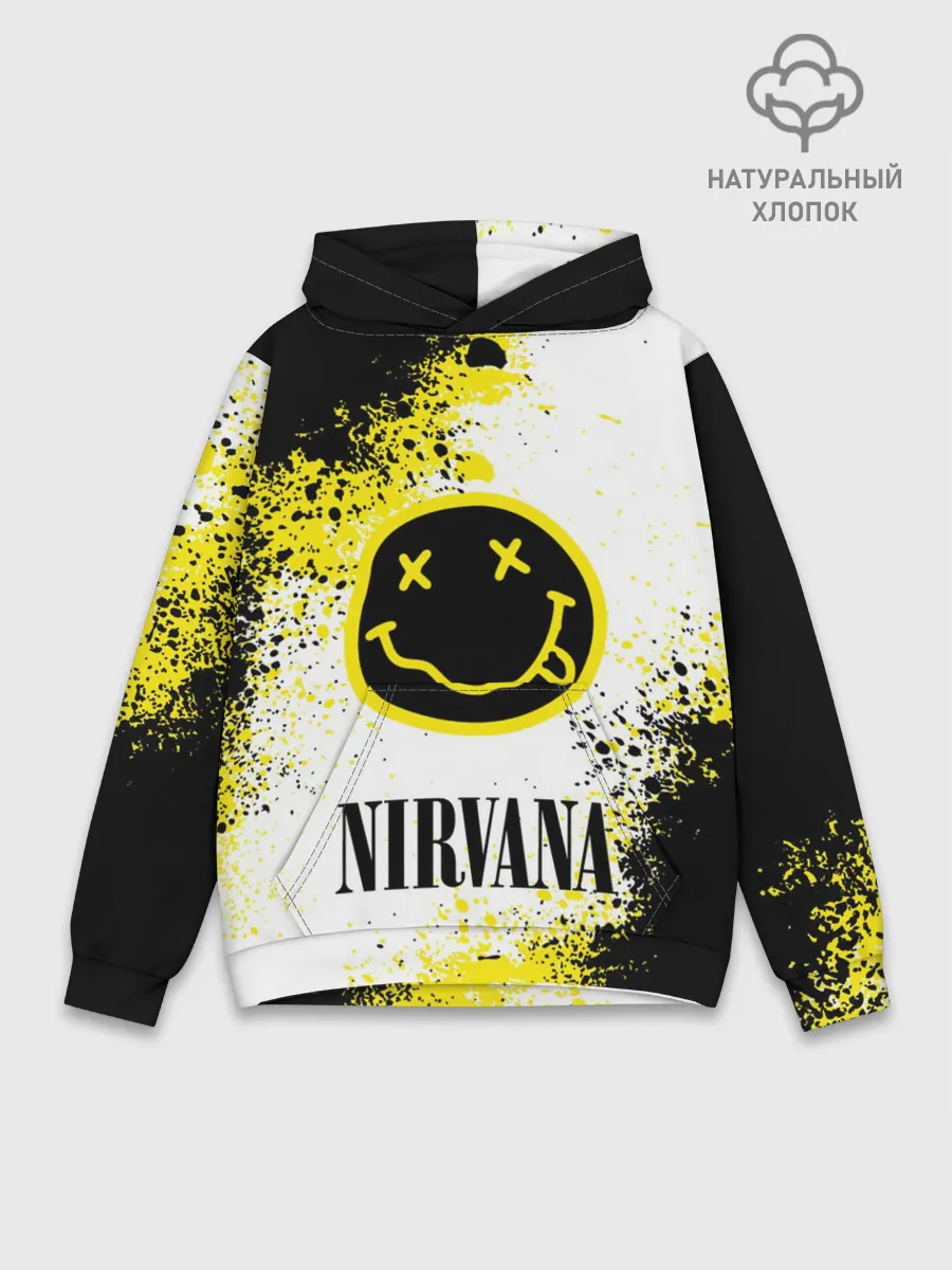 Худи мужской база хлопок / NIRVANA