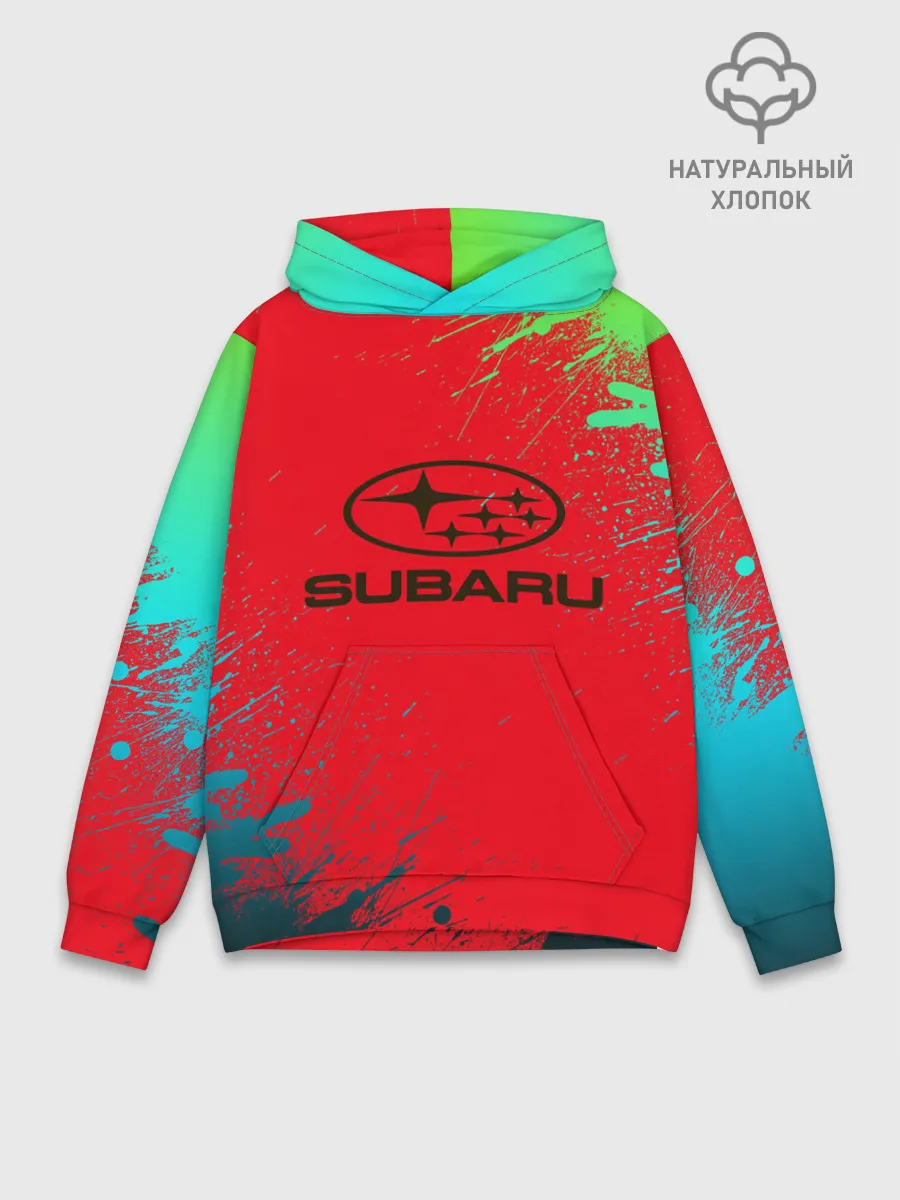 Худи мужской база хлопок / SUBARU