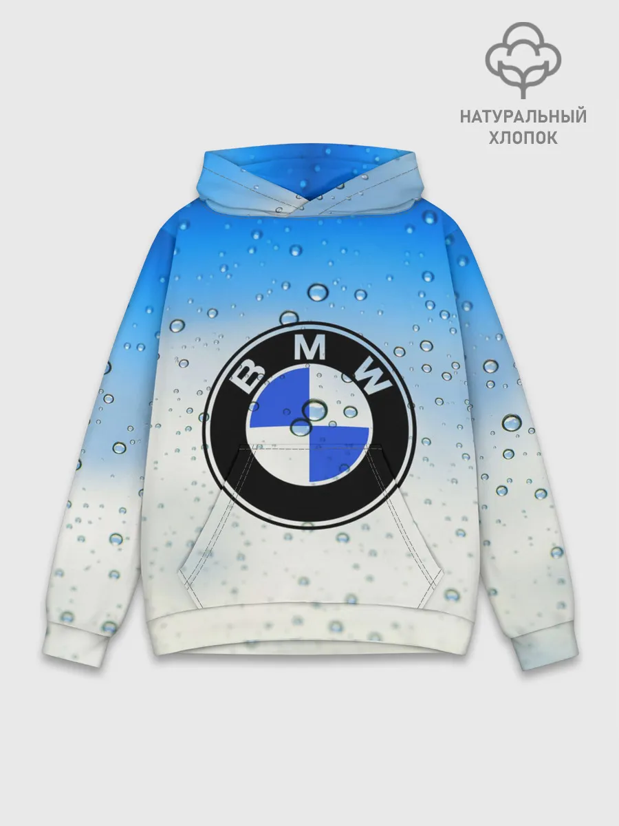 Худи мужской база хлопок / BMW